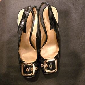 MICHAEL KORS PATENT LEATHER SLINGBACK SZ8